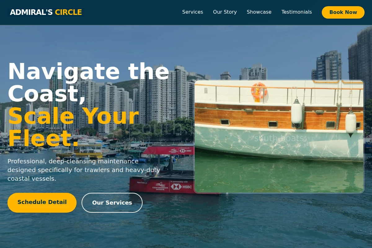 Trawler Boat Cleaning