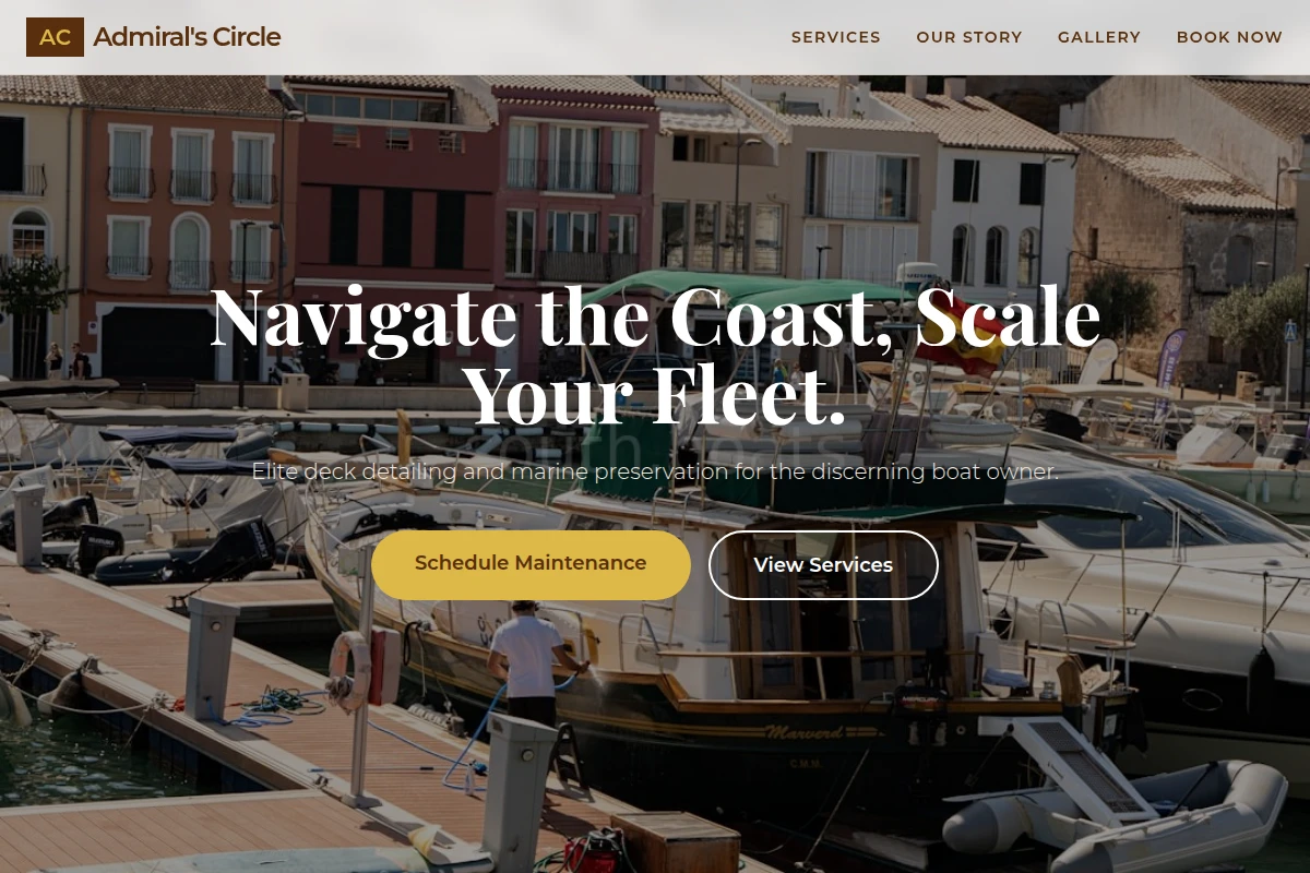 Deck Boat Cleaning