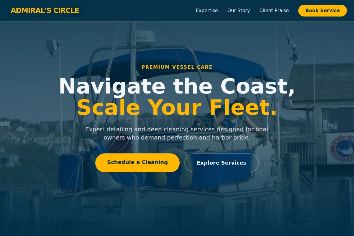 Chart Boat Cleaning