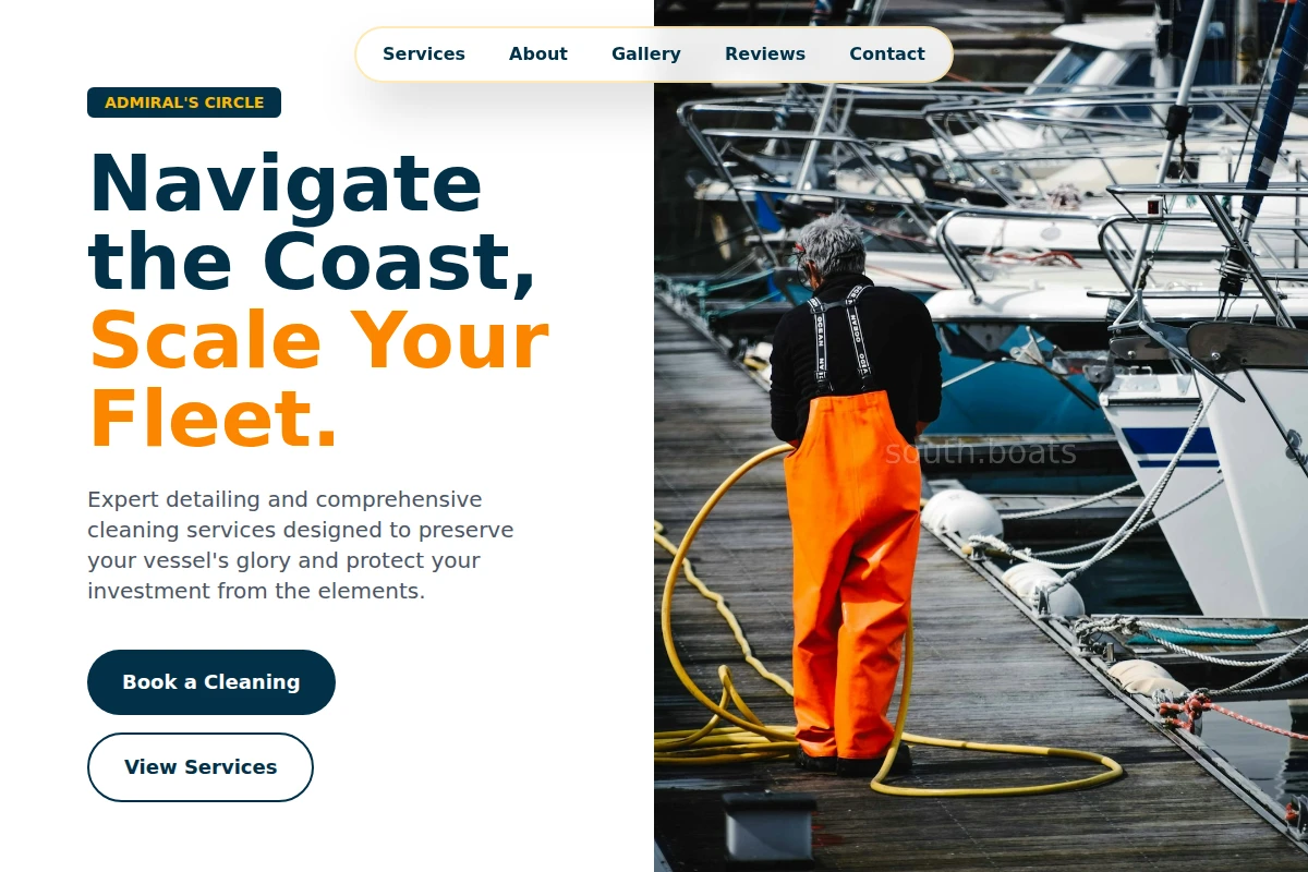 Bow Boat Cleaning