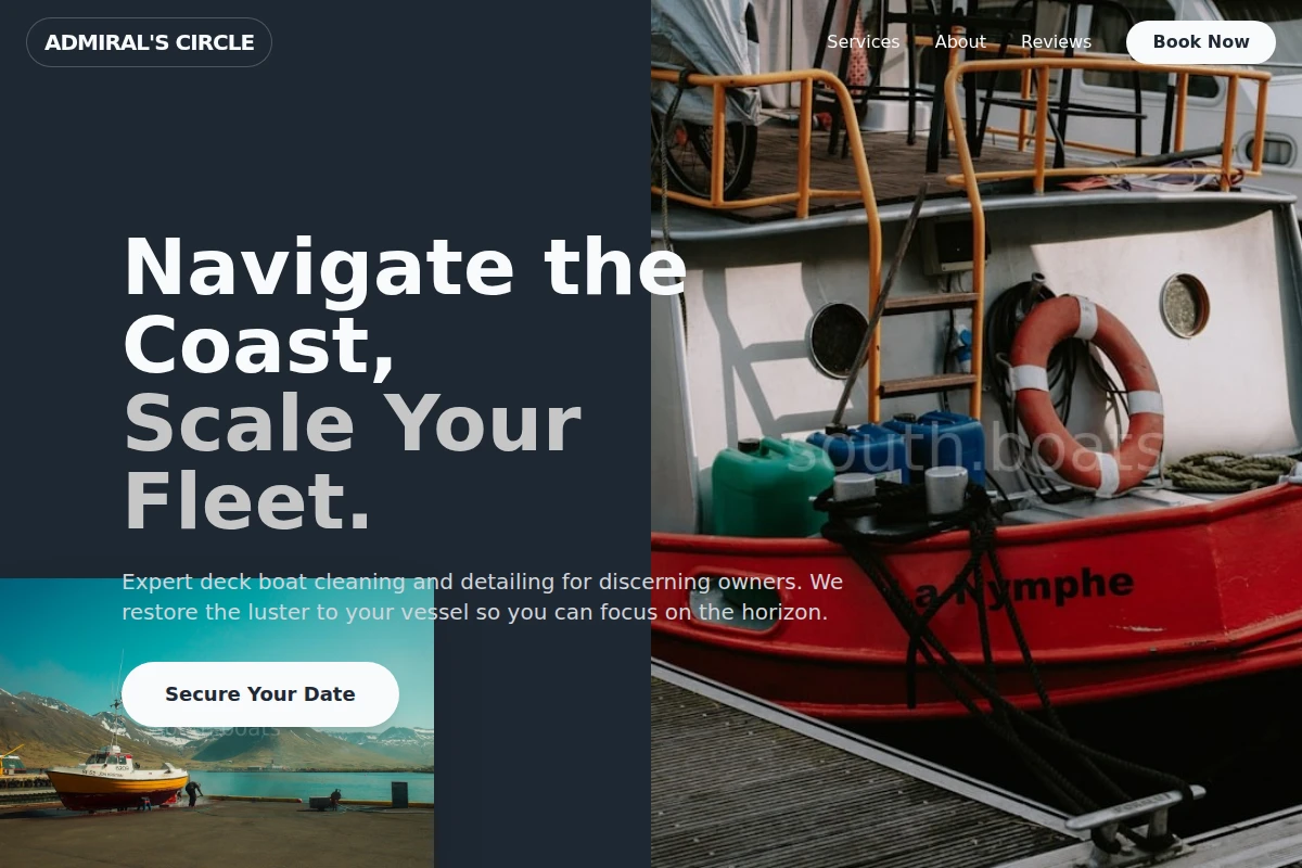 Deck Boat Cleaning
