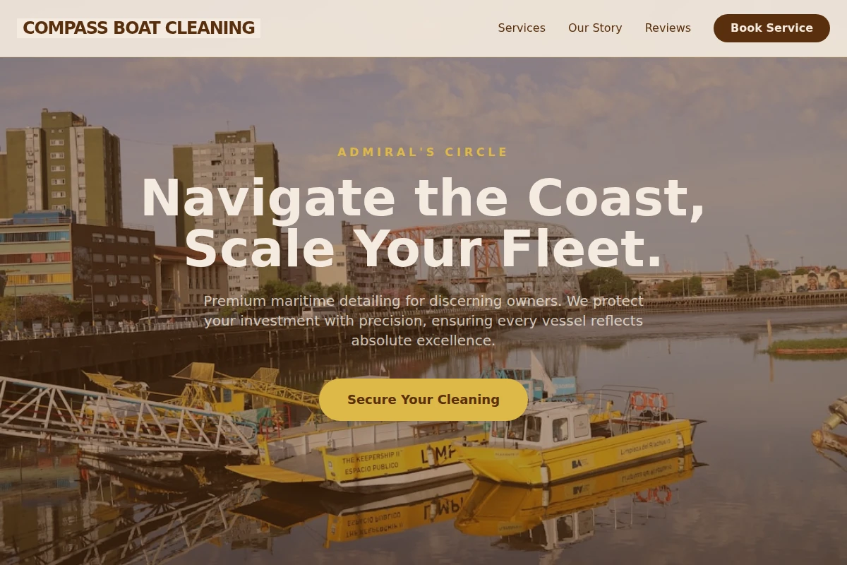 Compass Boat Cleaning