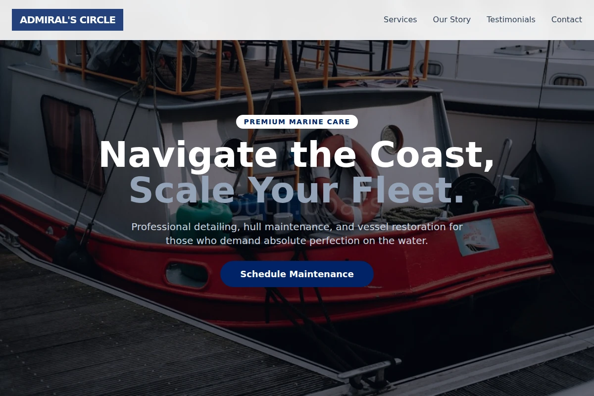 Chart Boat Cleaning