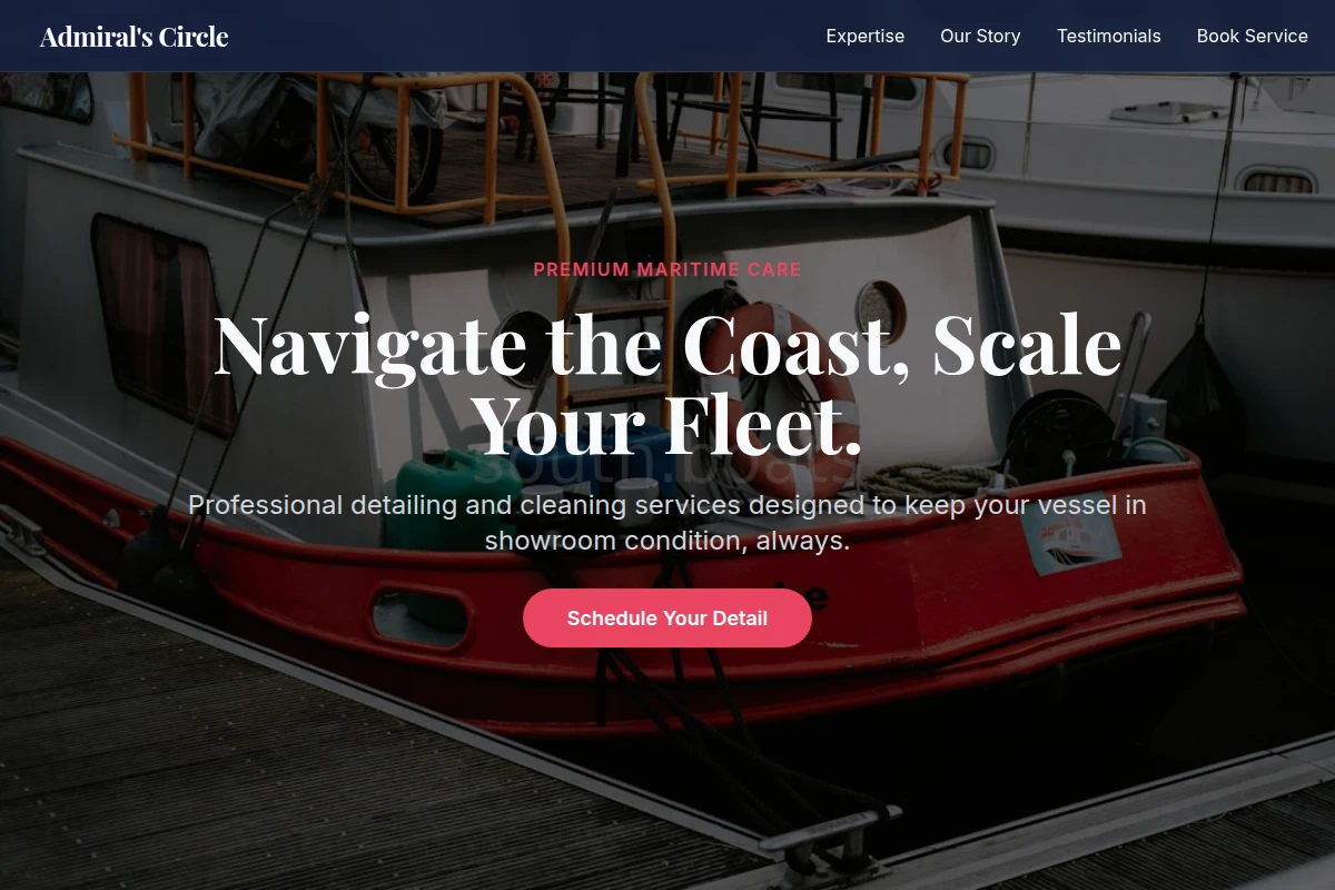 Bow Boat Cleaning