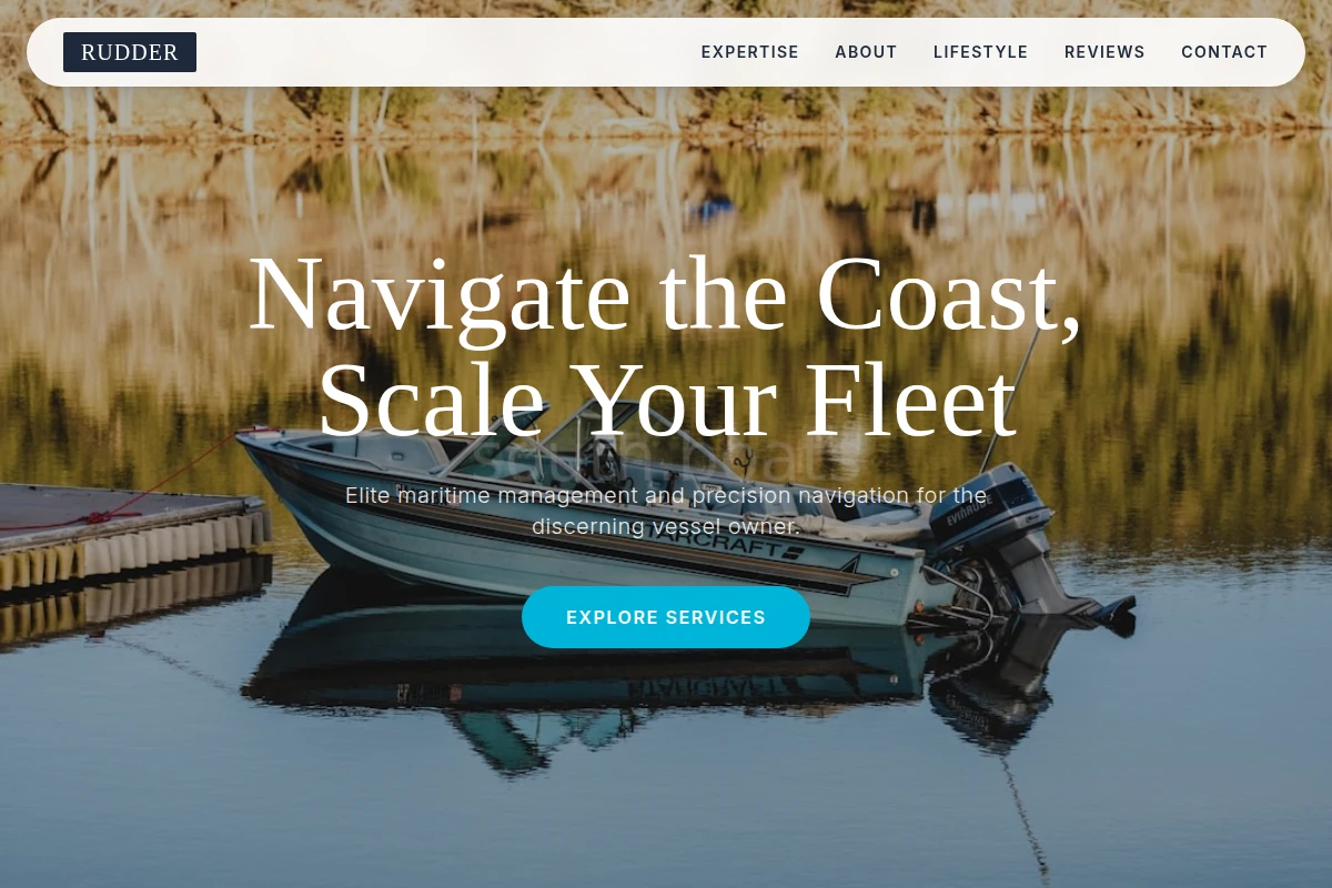 Rudder Boating