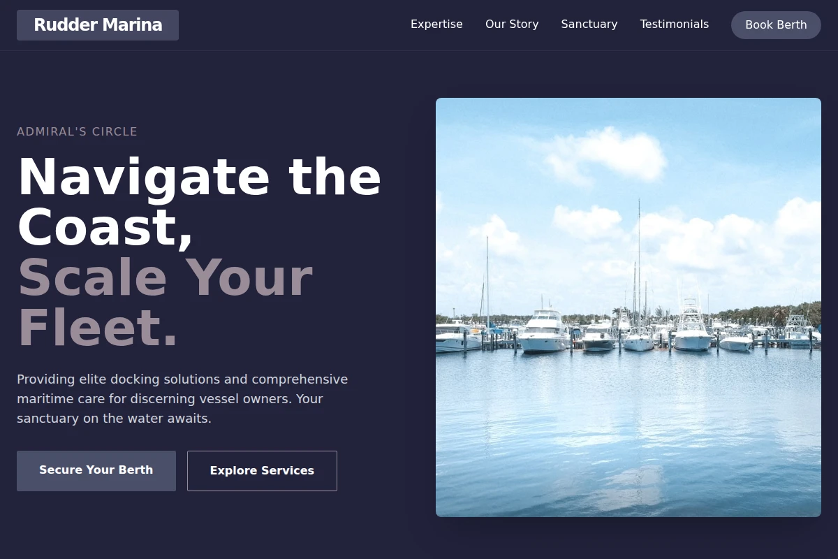 Rudder Marina