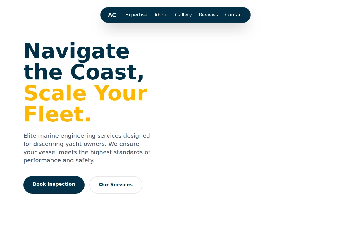 Yacht Marine Engineering