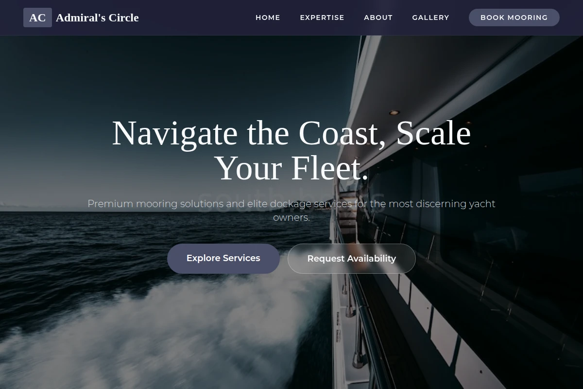 Mooring Yacht