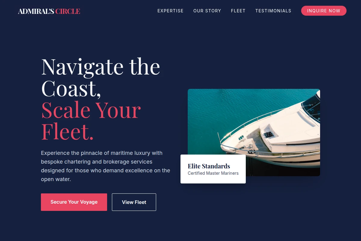 Rudder Yacht
