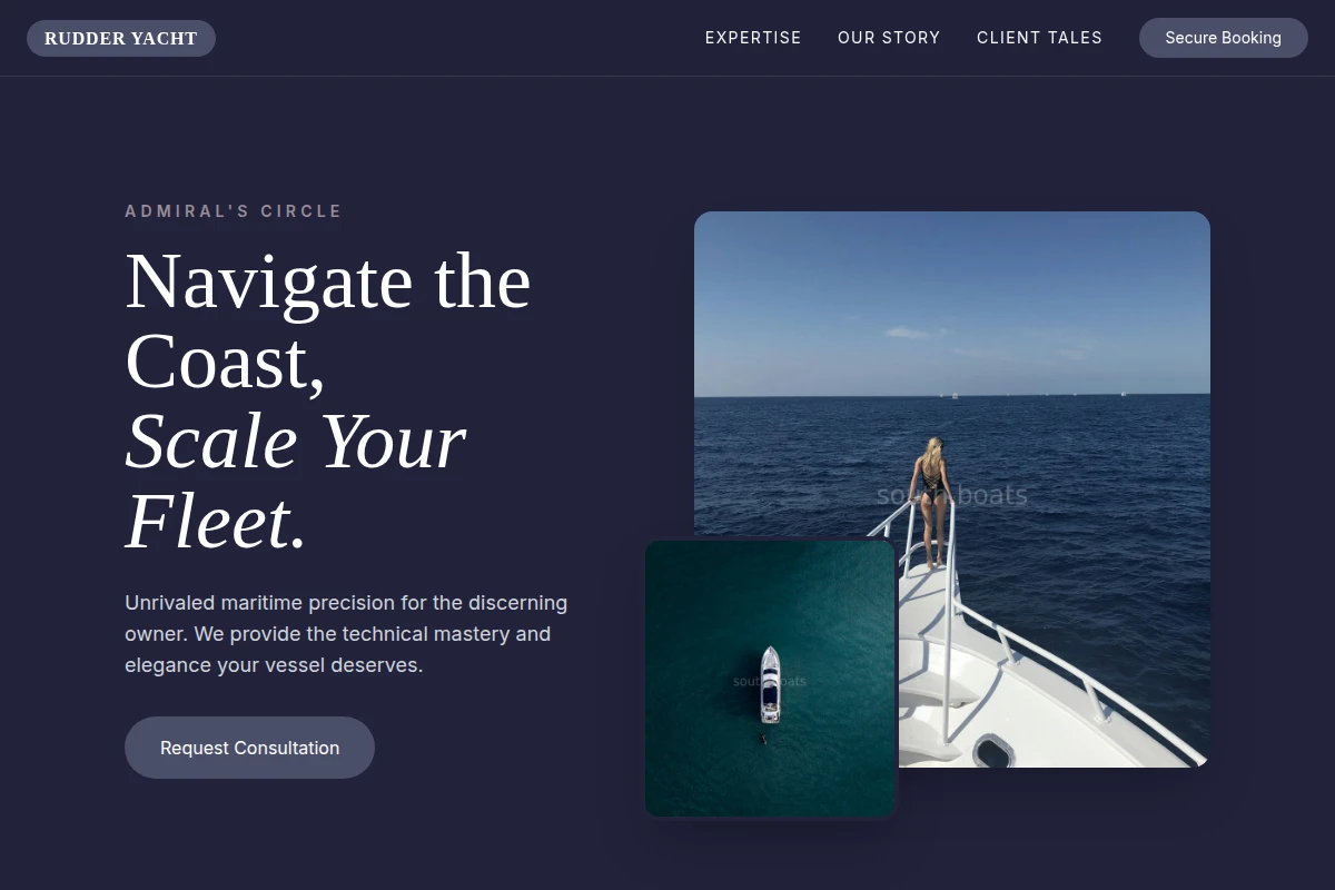 Rudder Yacht